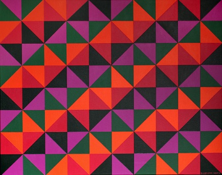 Summer (Triangles)
Acrylic on Canvas
24" H x 30" W x 0.75" D
2007
$700